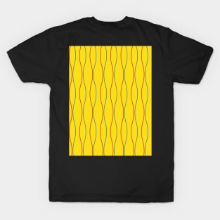 curved lines seamless pattern T-Shirt